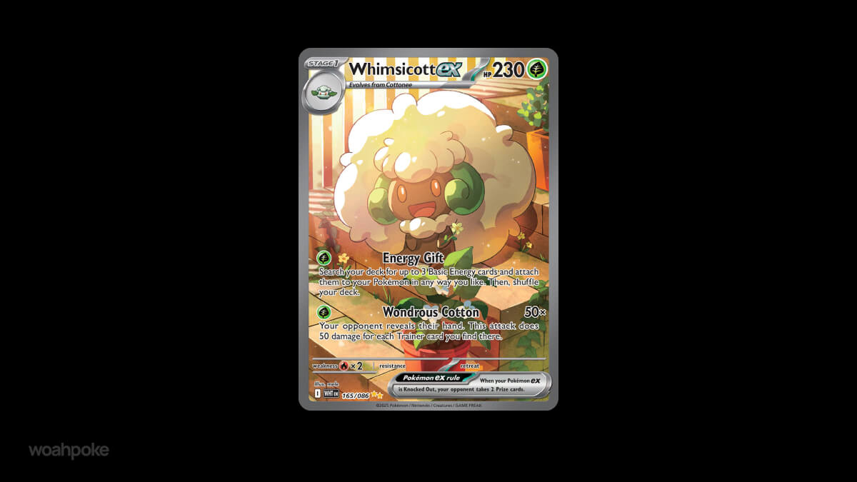 Whimsicott Pokemon Card