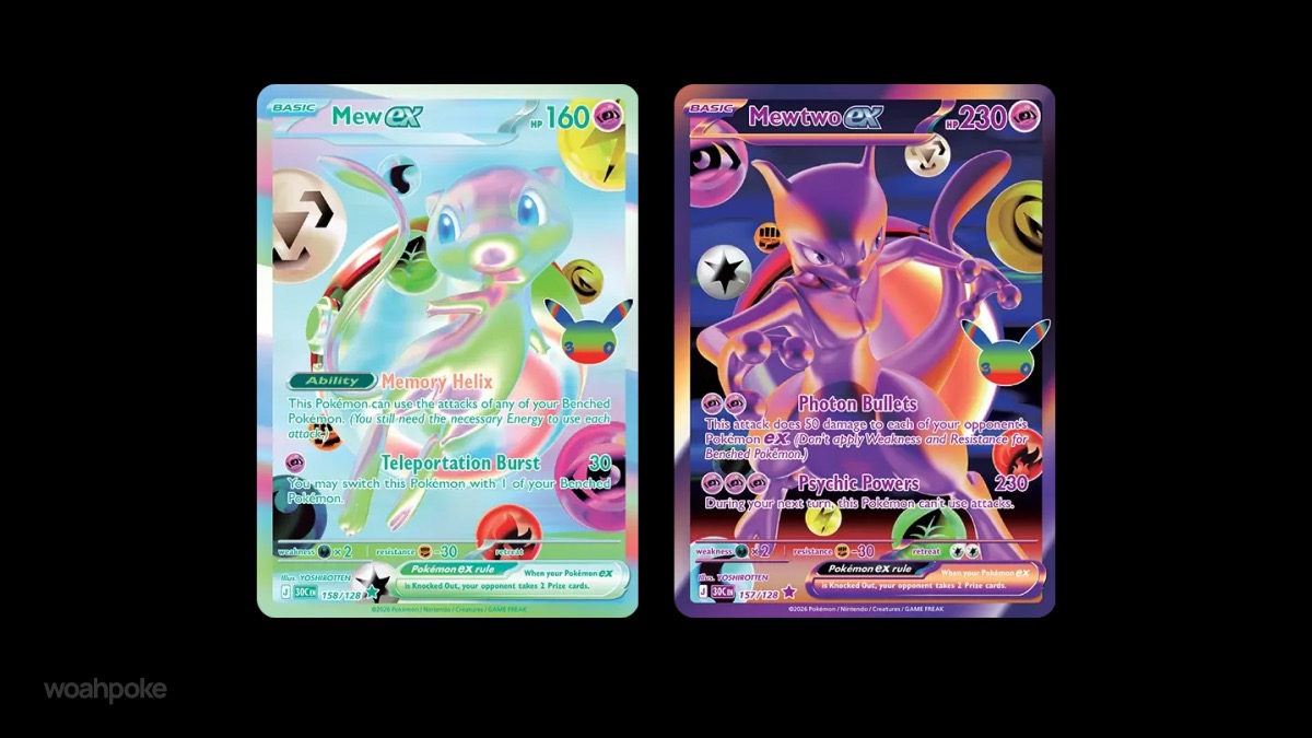 30th Pokemon Futuristic Rares