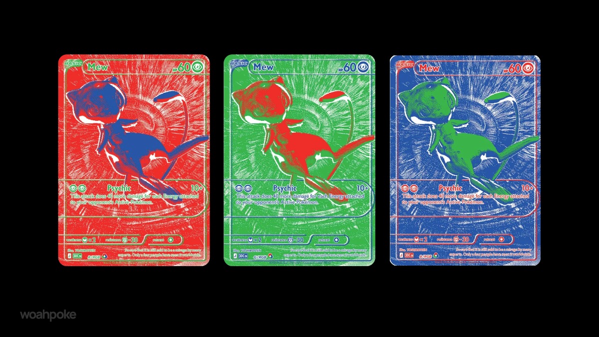 Pokemon RGB Mew Chase Cards
