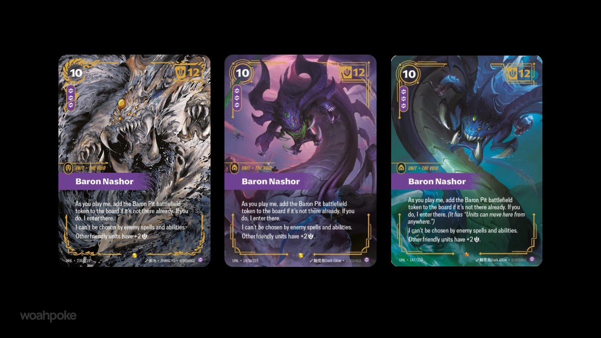 Baron Nashor Riftbound Cards
