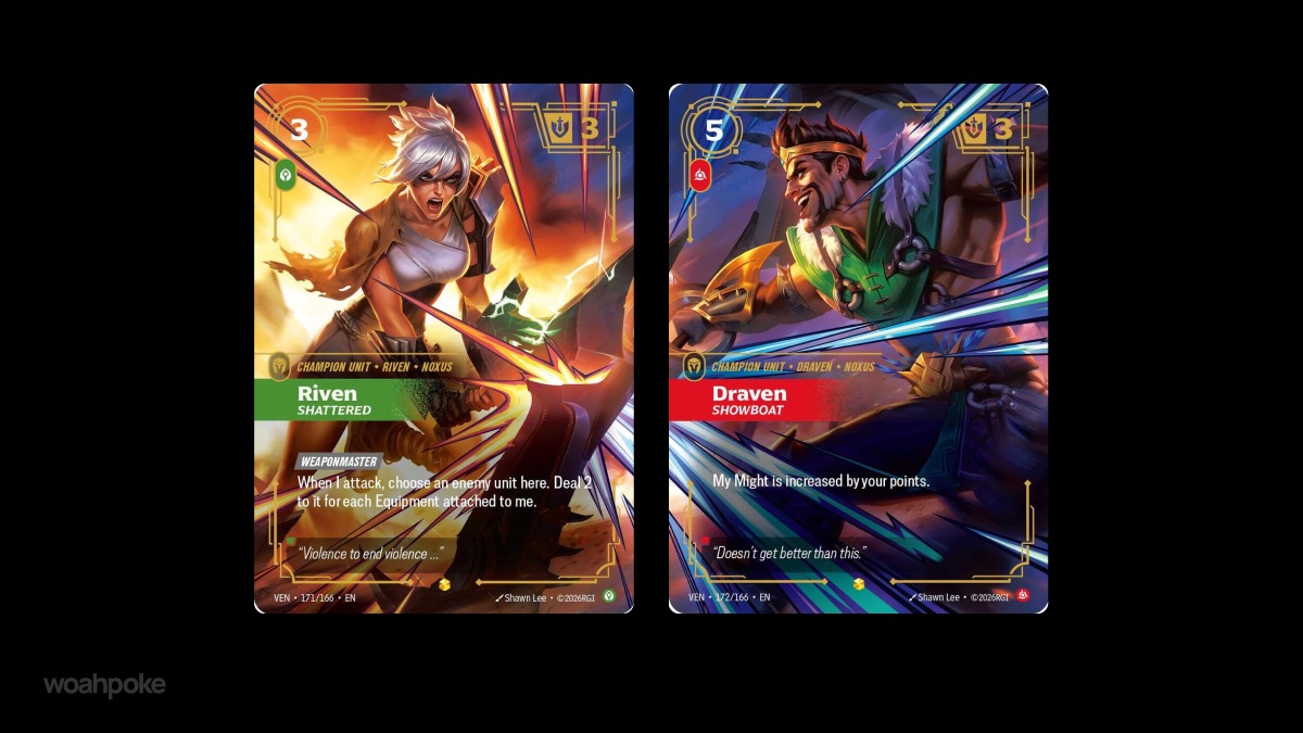 Riven & Draven Riftbound Cards