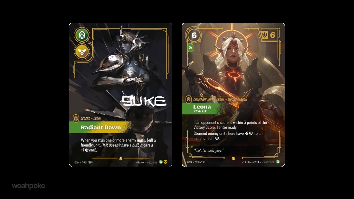 Leona Riftbound Cards