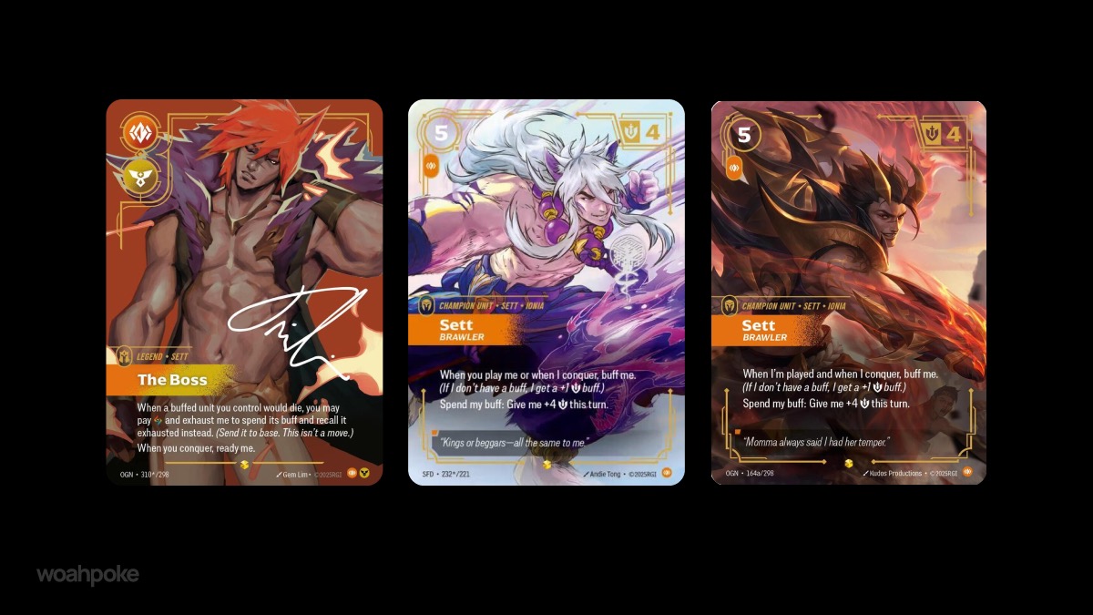 Sett Riftbound Cards