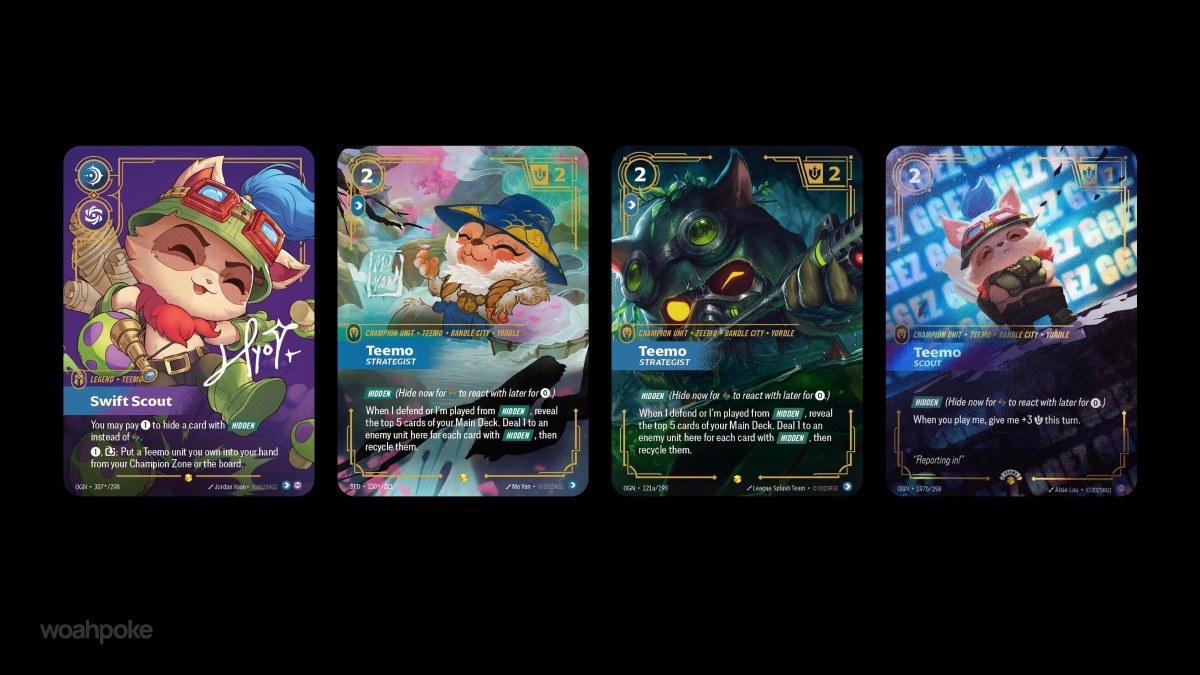 Coolest Teemo Riftbound Cards