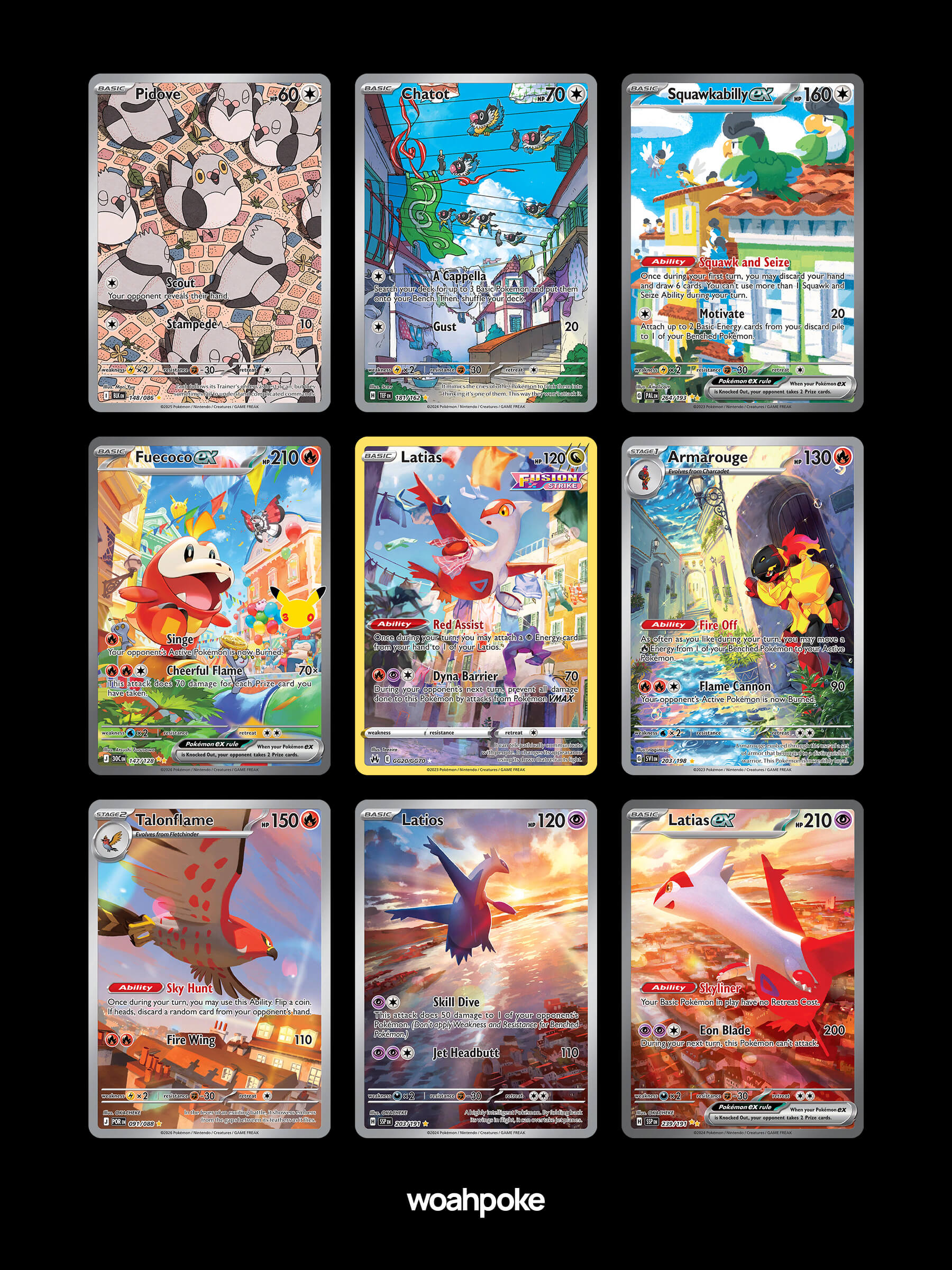 European Town Inspired Cards
