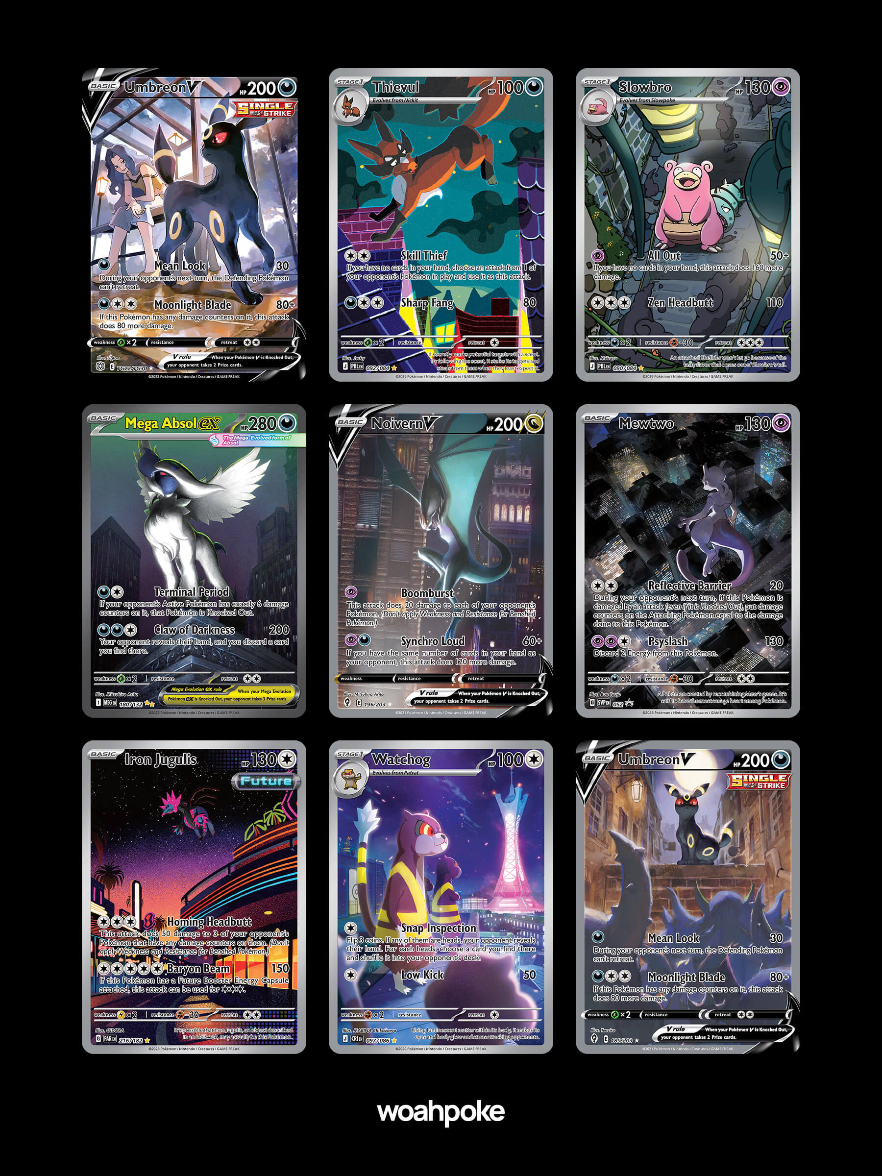 Nighttime City Pokemon Cards