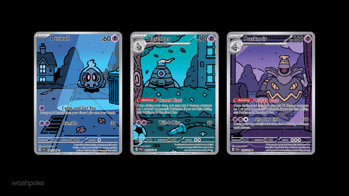 The Duskull Trio Matching Connecting Cards