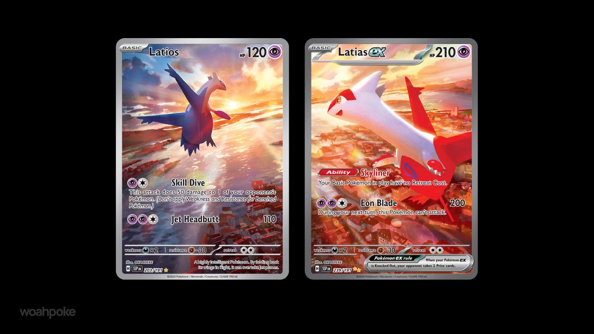 Latios & Latias Matching Cards