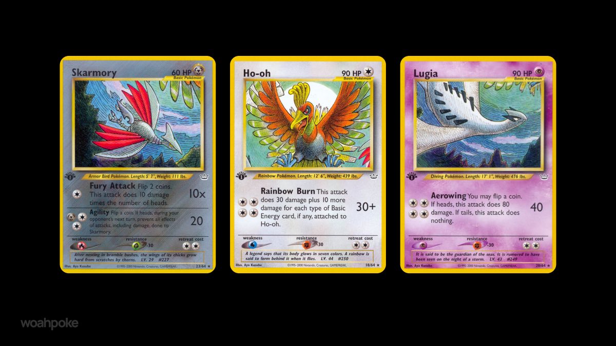Neo Revelation Birds Connecting Cards