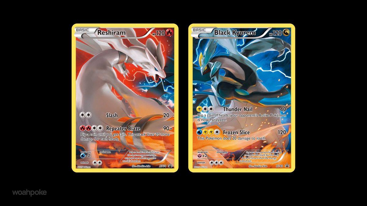 Reshiram & Black Kyurem Connecting Cards