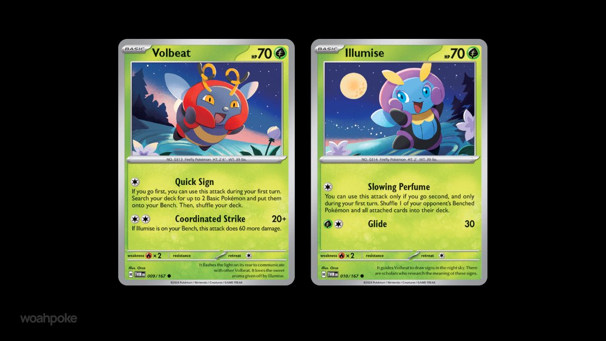 Volbeat & Illumise Matching Cards