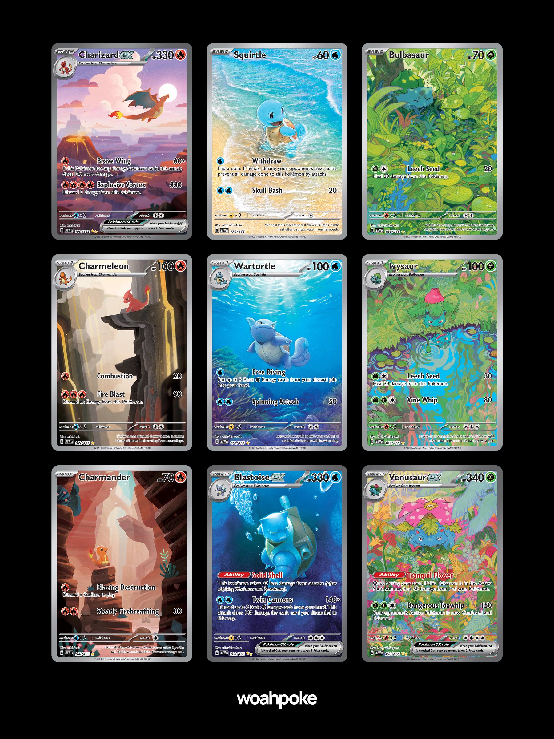 151 Starter Matching Pokemon Cards