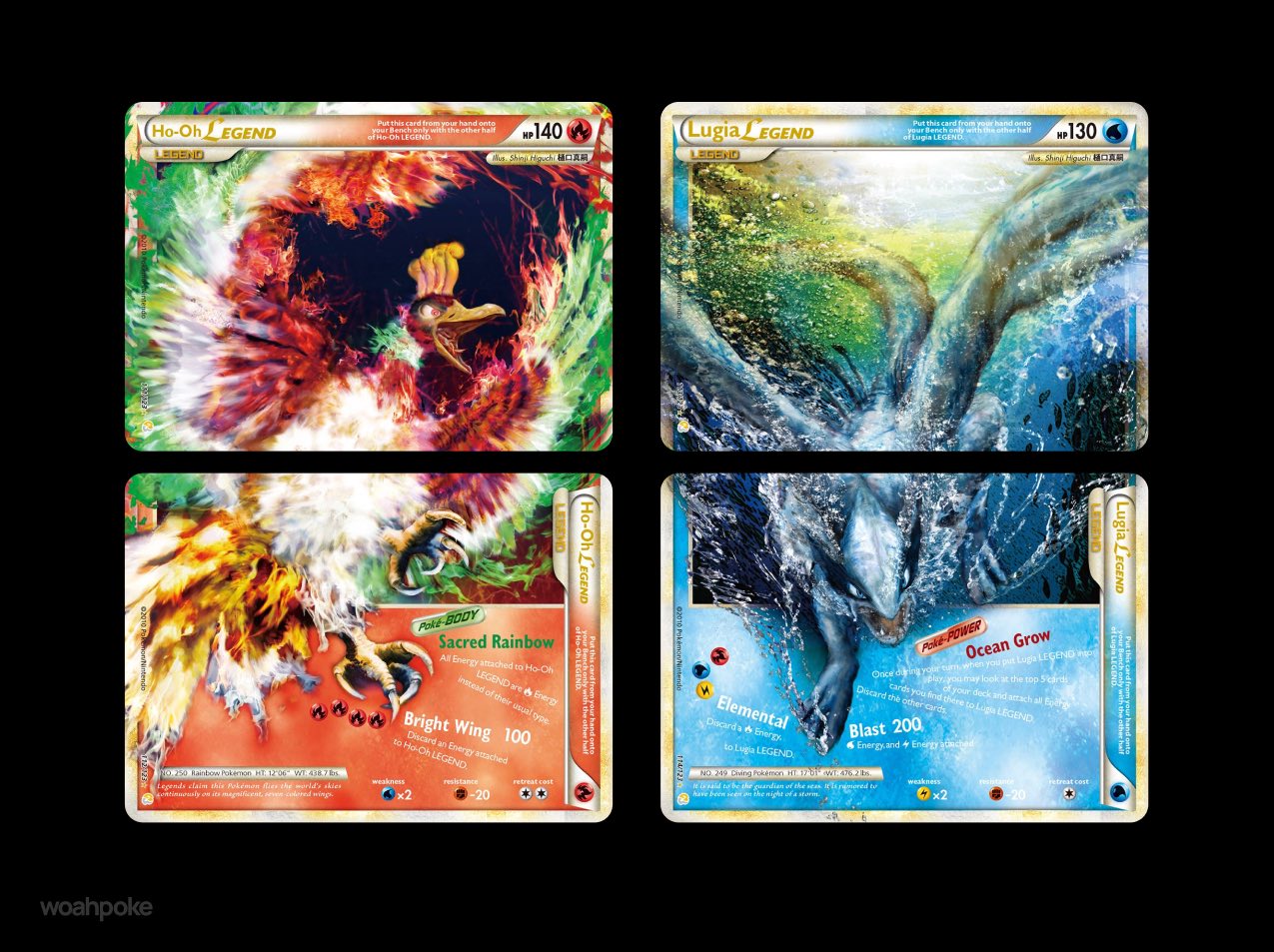 Ho Oh Lugia Matching Cards