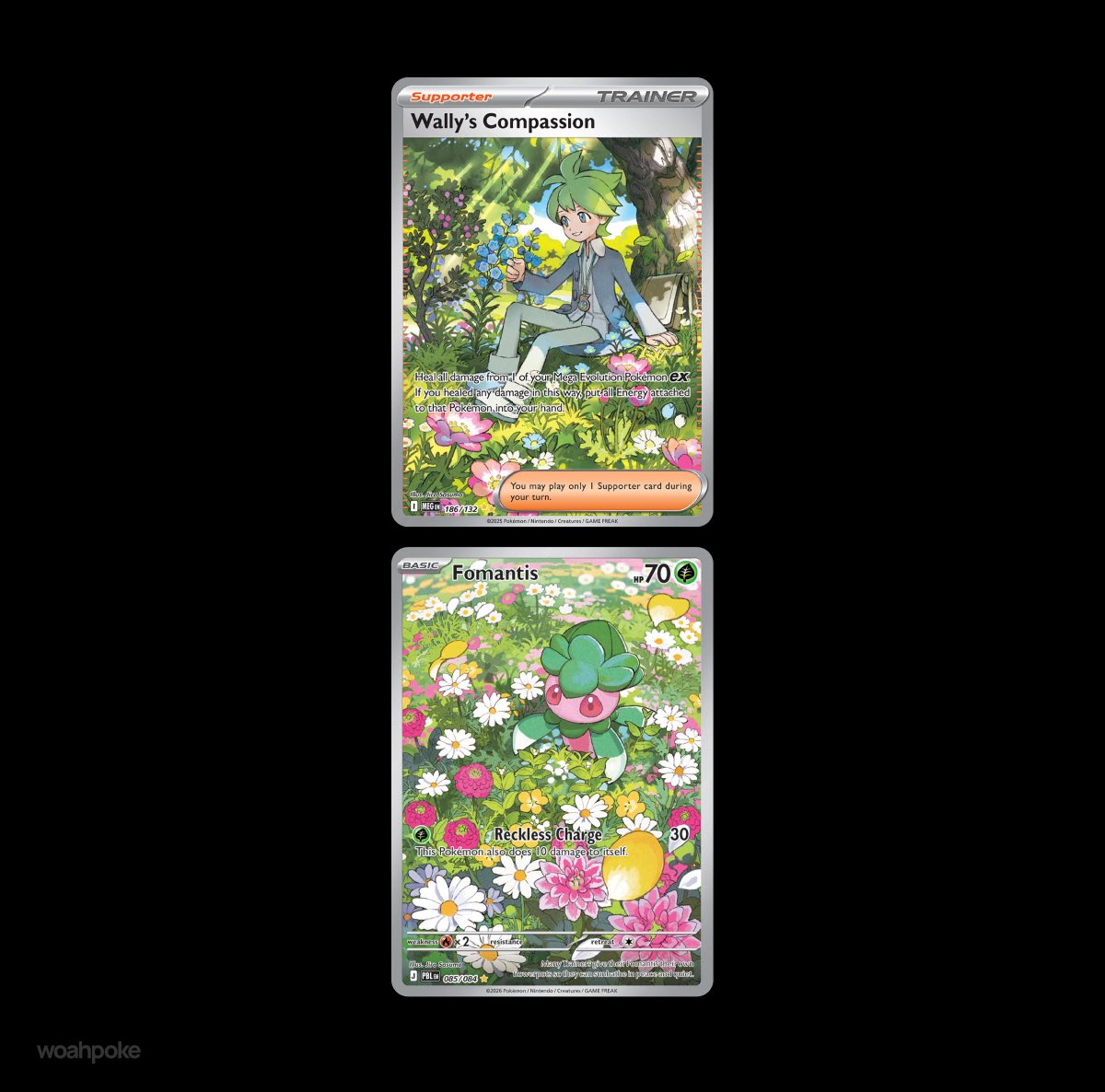 Wally's Compassion & Fomantis Connecting Cards