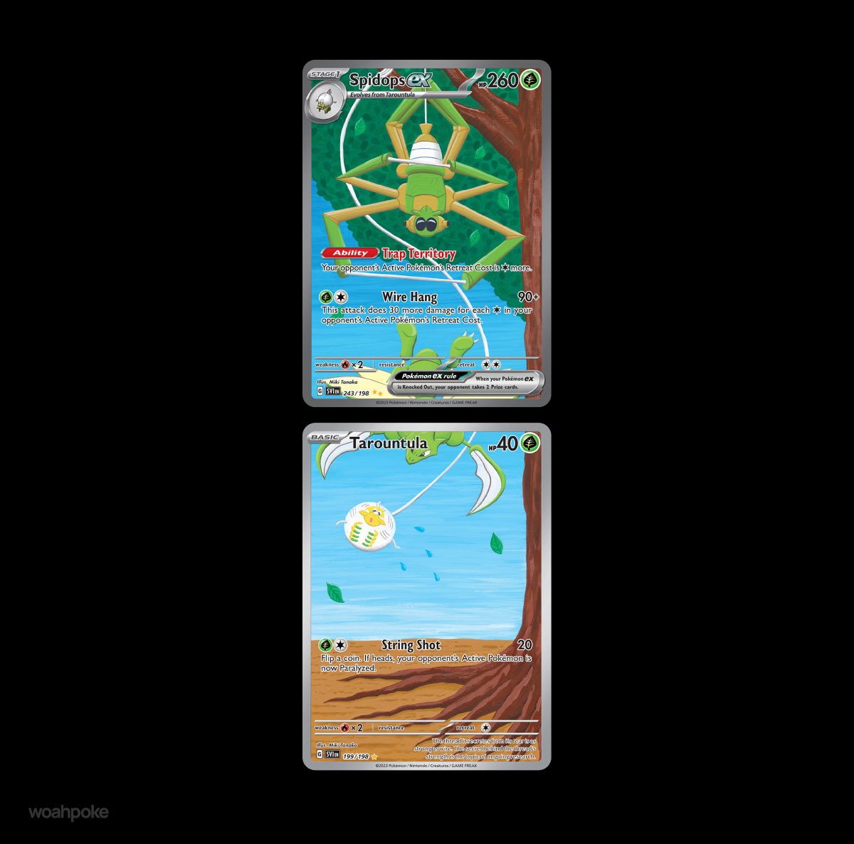 Spidops & Tarountula Connecting Cards