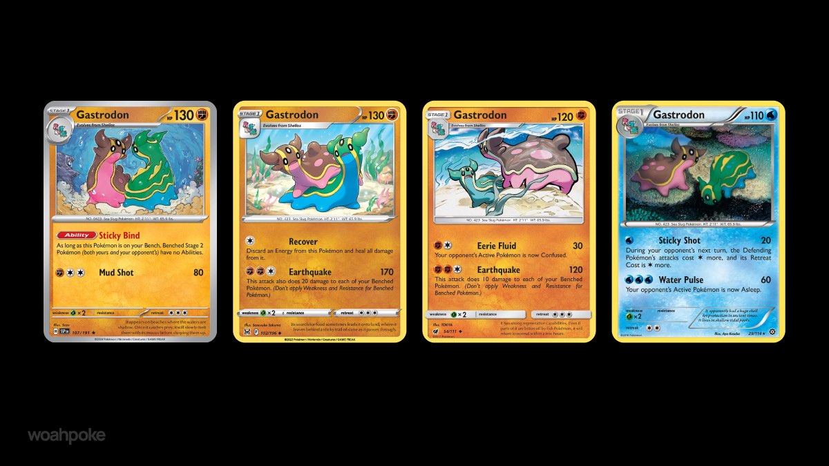 Gastrodon Cards Pokemon