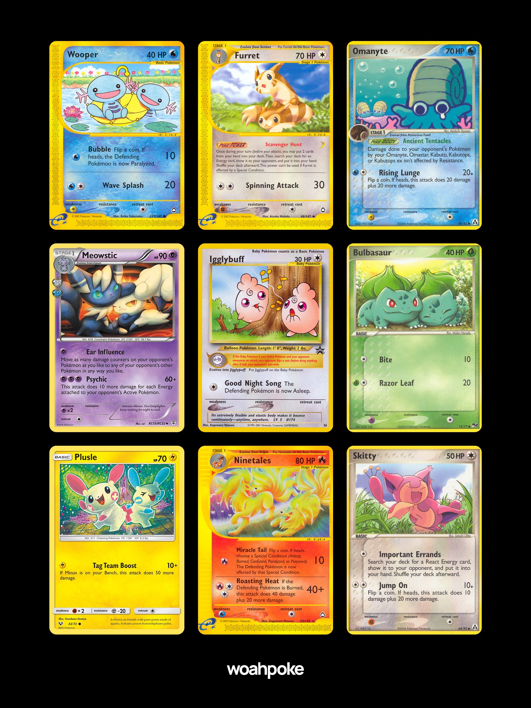 Vintage & Older Couple Pokemon Cards