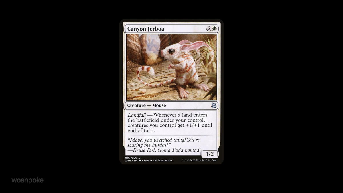 Canyon Jerboa Cute Magic The Gathering Card