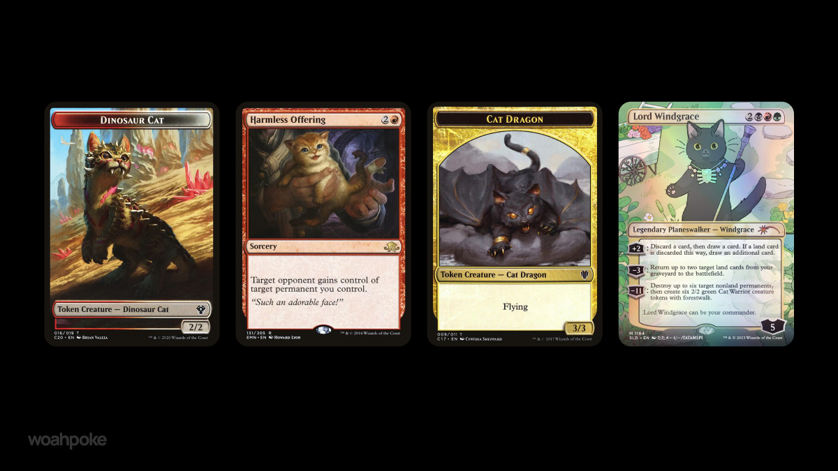 Cute Cat MTG Cards