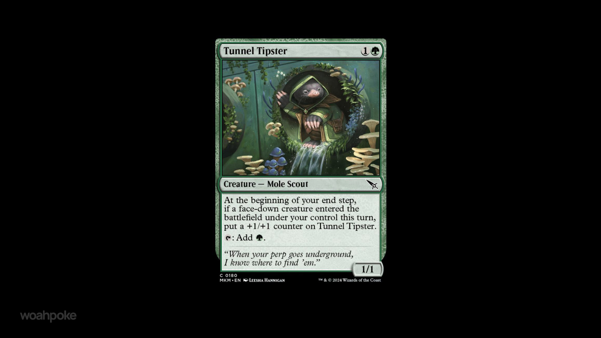 Tunnel Tipster Cute MTG Card