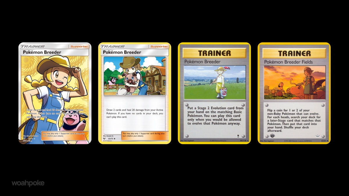 Pokémon Breeder Cards