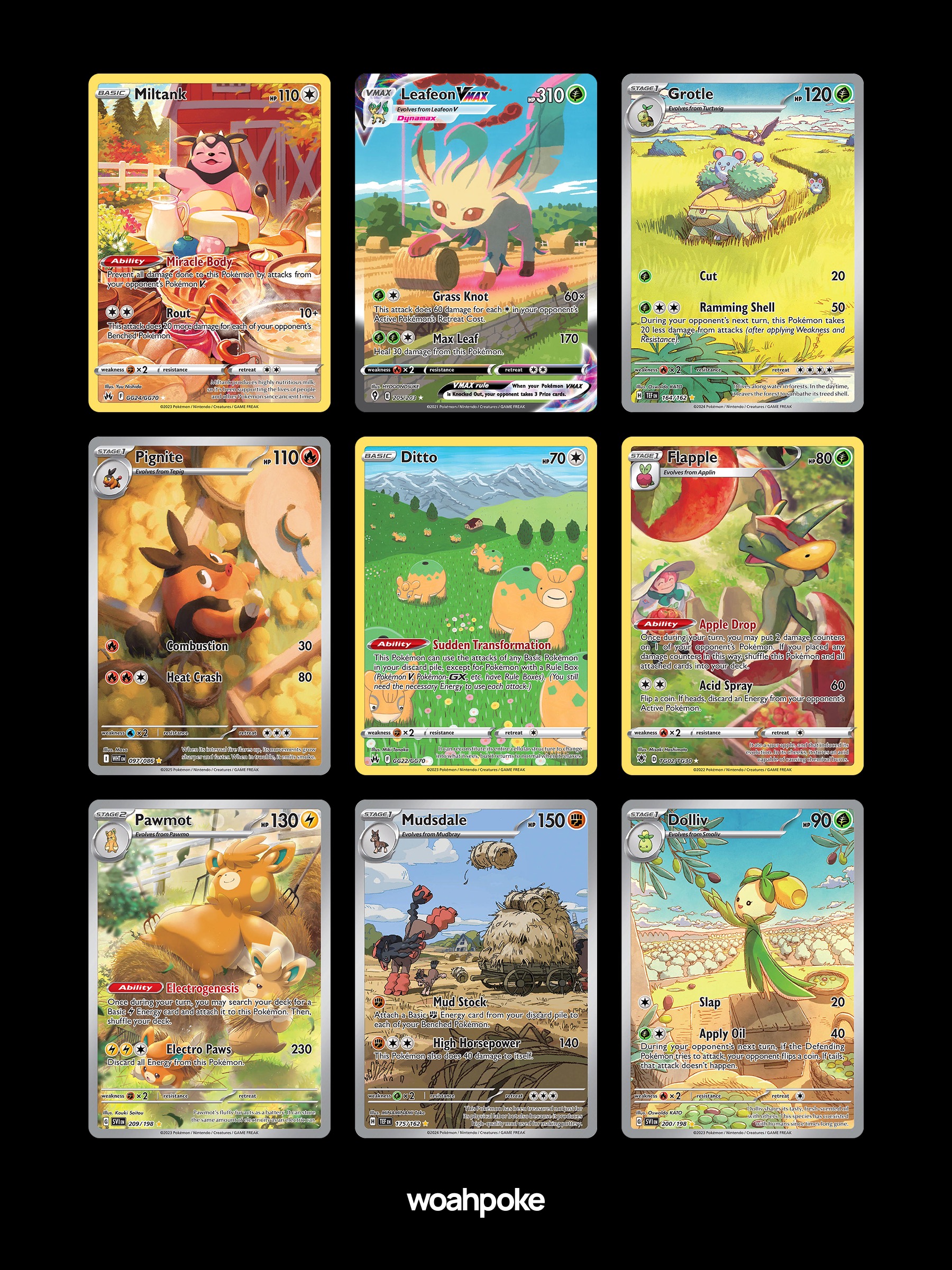Full Art Farm Cards Pokemon