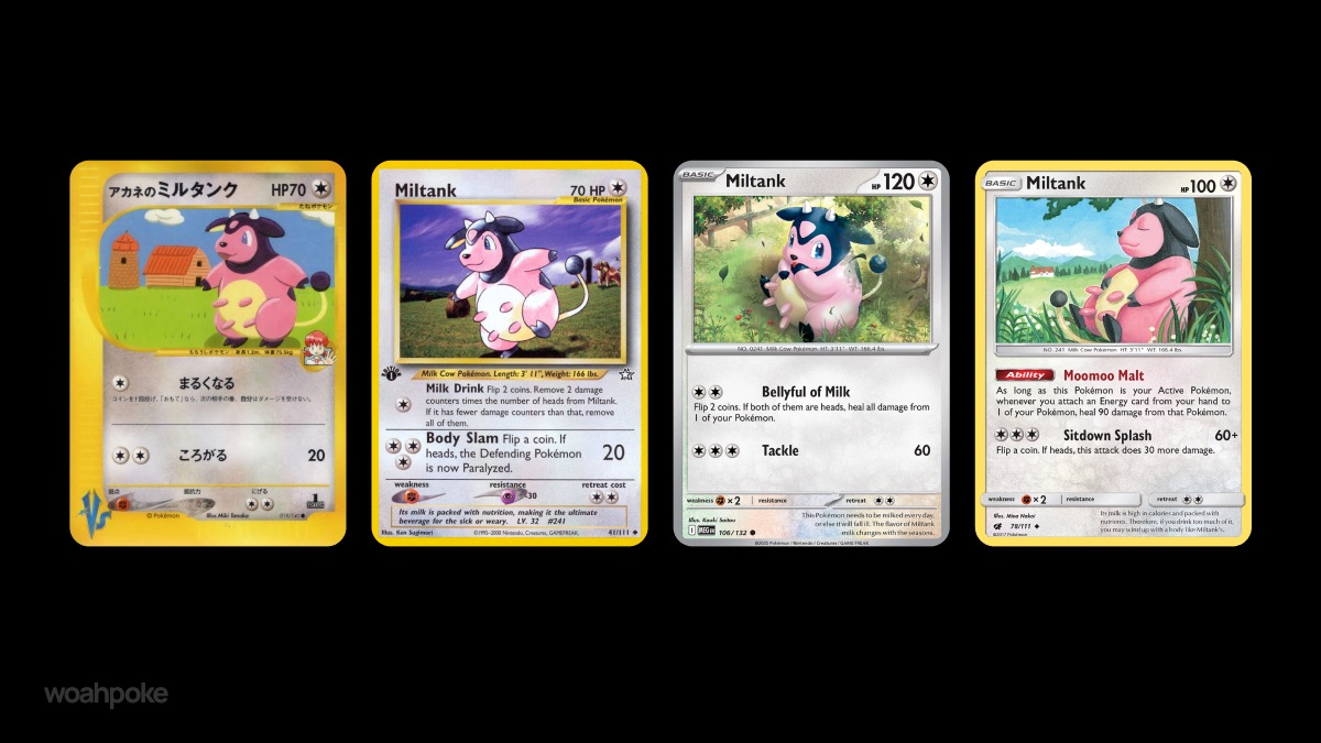 Miltank Pokemon Cards