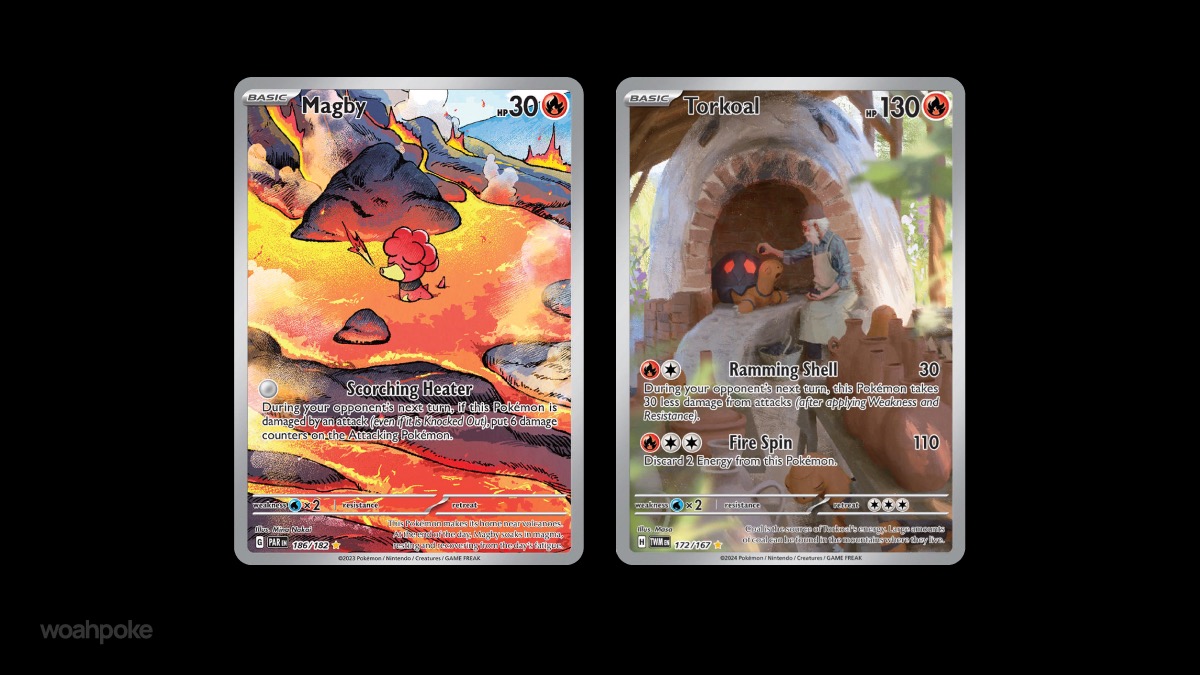 Warm Pokémon Cards