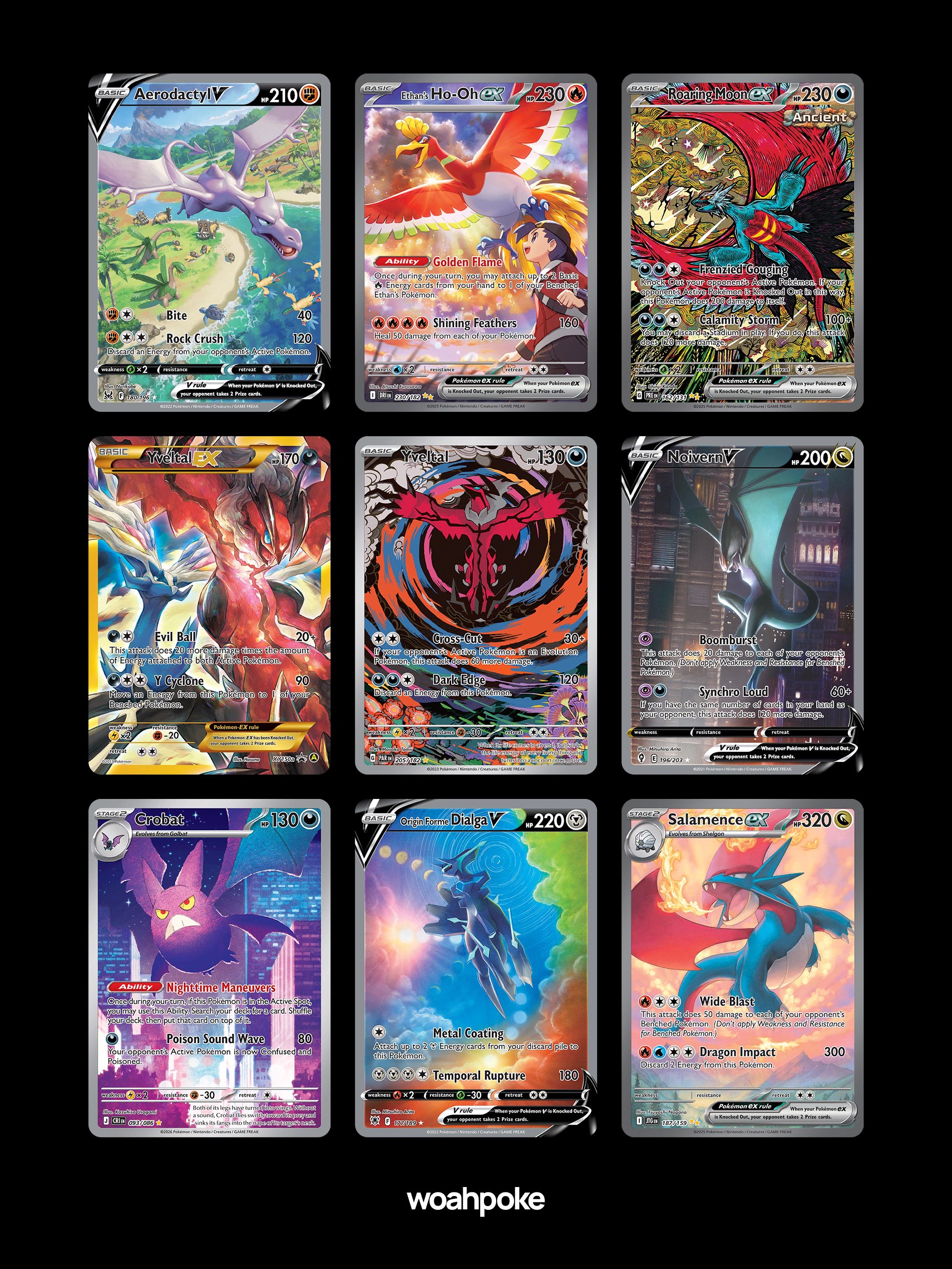 Cool Flying Pokémon Cards
