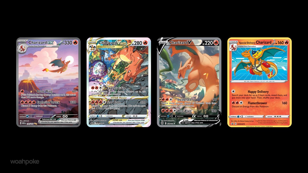 Flying Charizard Cards