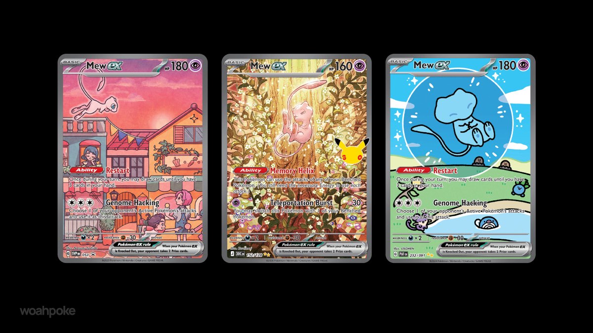 Flying Mew Pokémon Cards