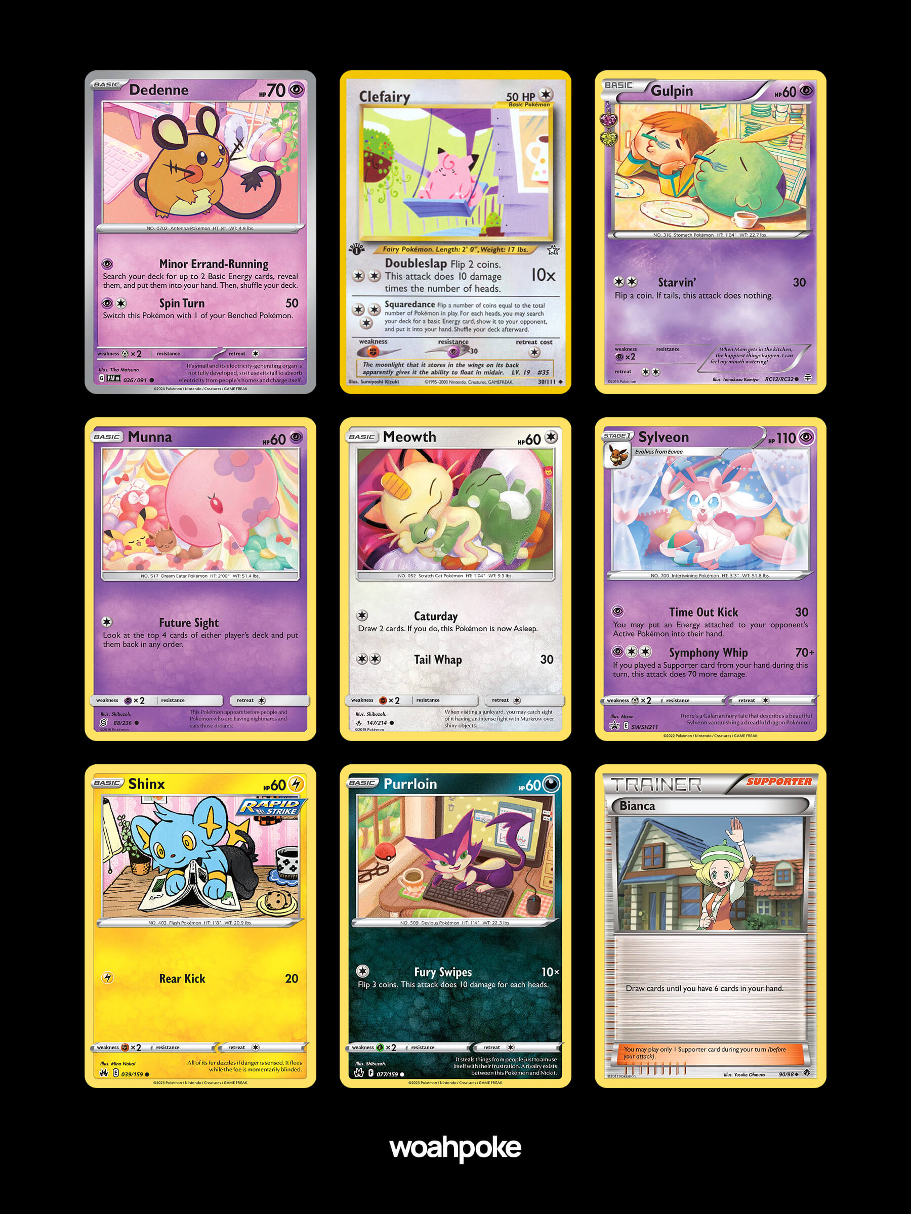 Affordable & Common Home Pokémon Cards
