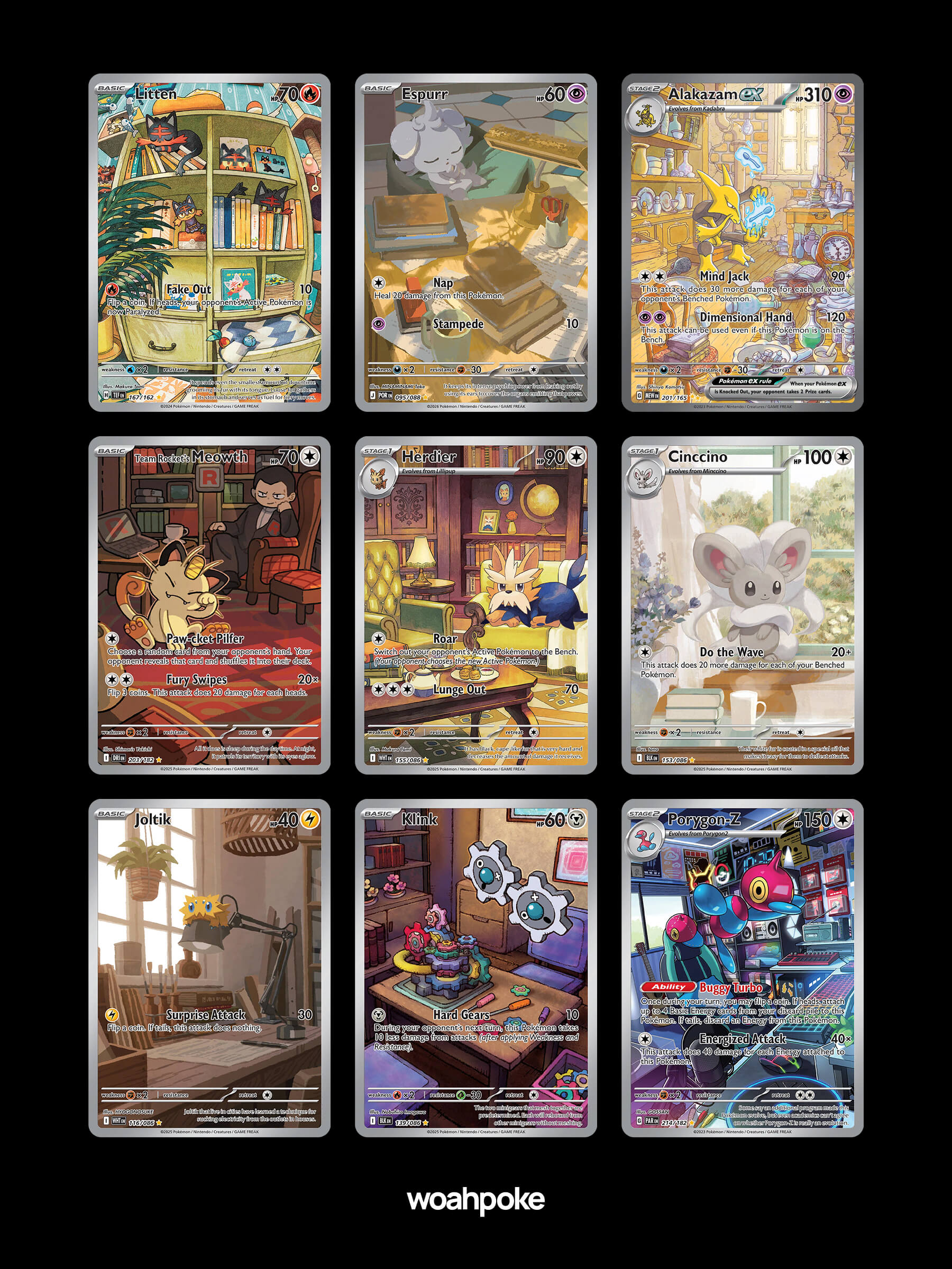 Desk, Office & Study Pokémon Cards