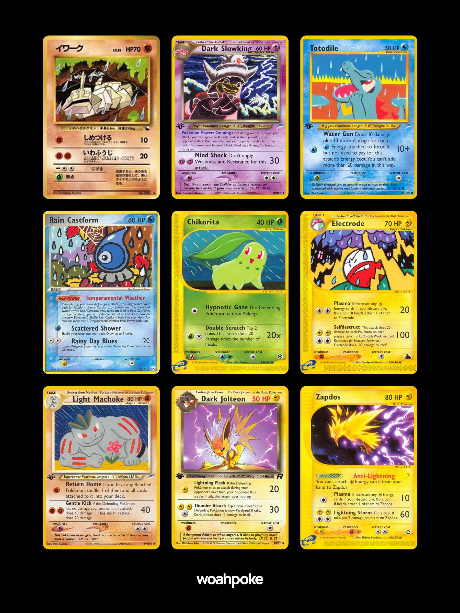 Vintage Rainy & Stormy Cards