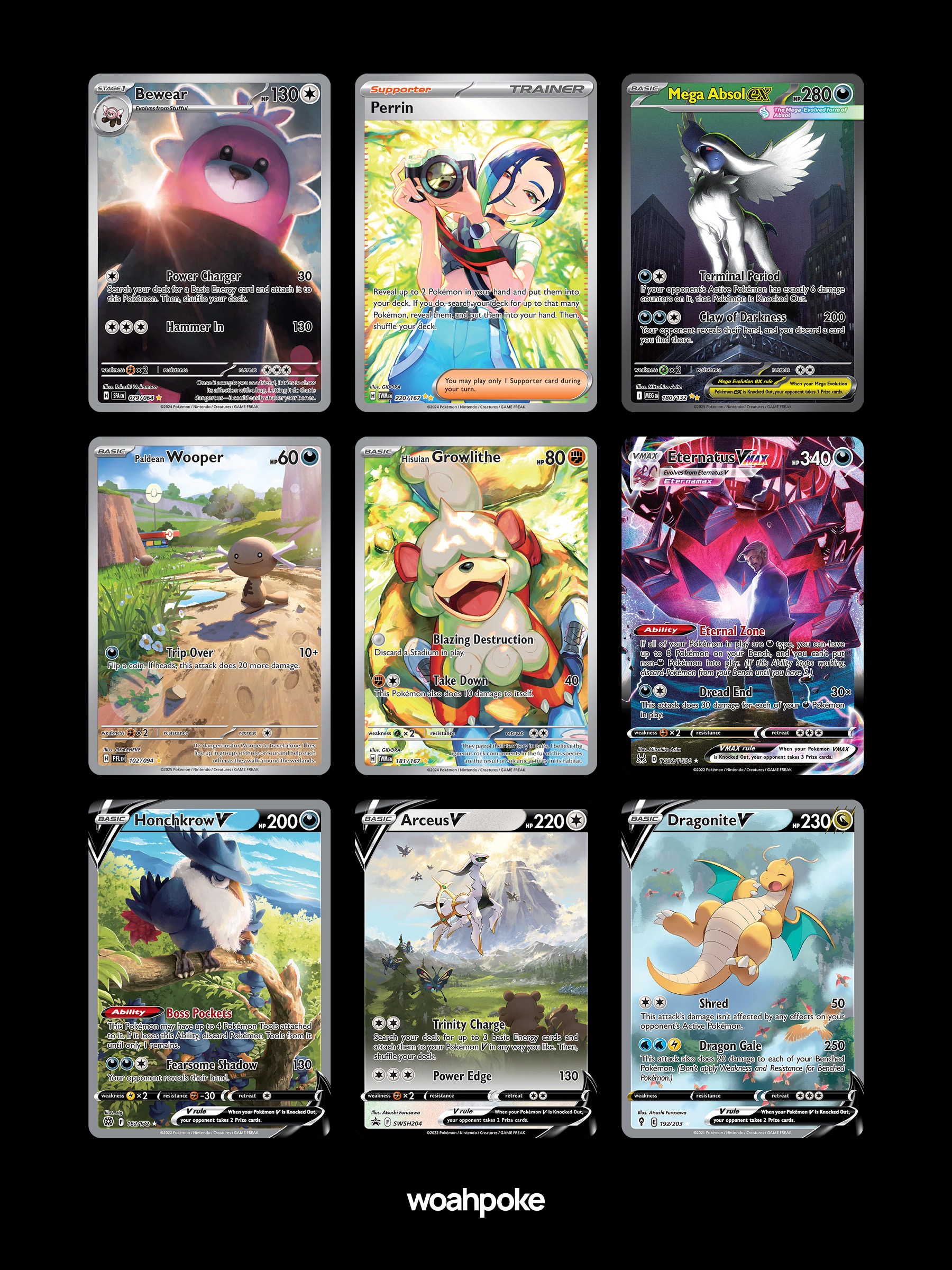 Realistic Illustrated Pokémon Cards
