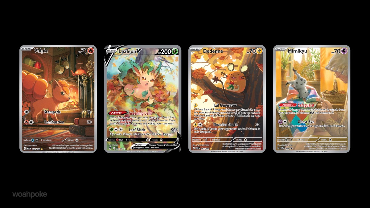 Fall-Themed Pokémon Cards