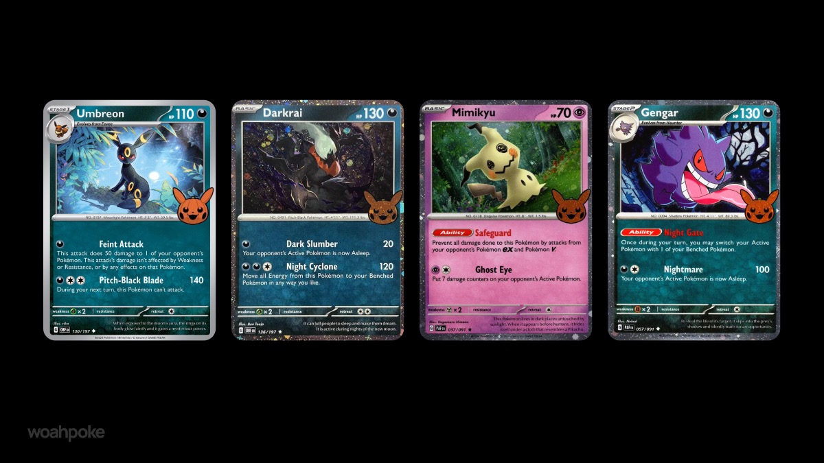 Halloween Pokémon Cards