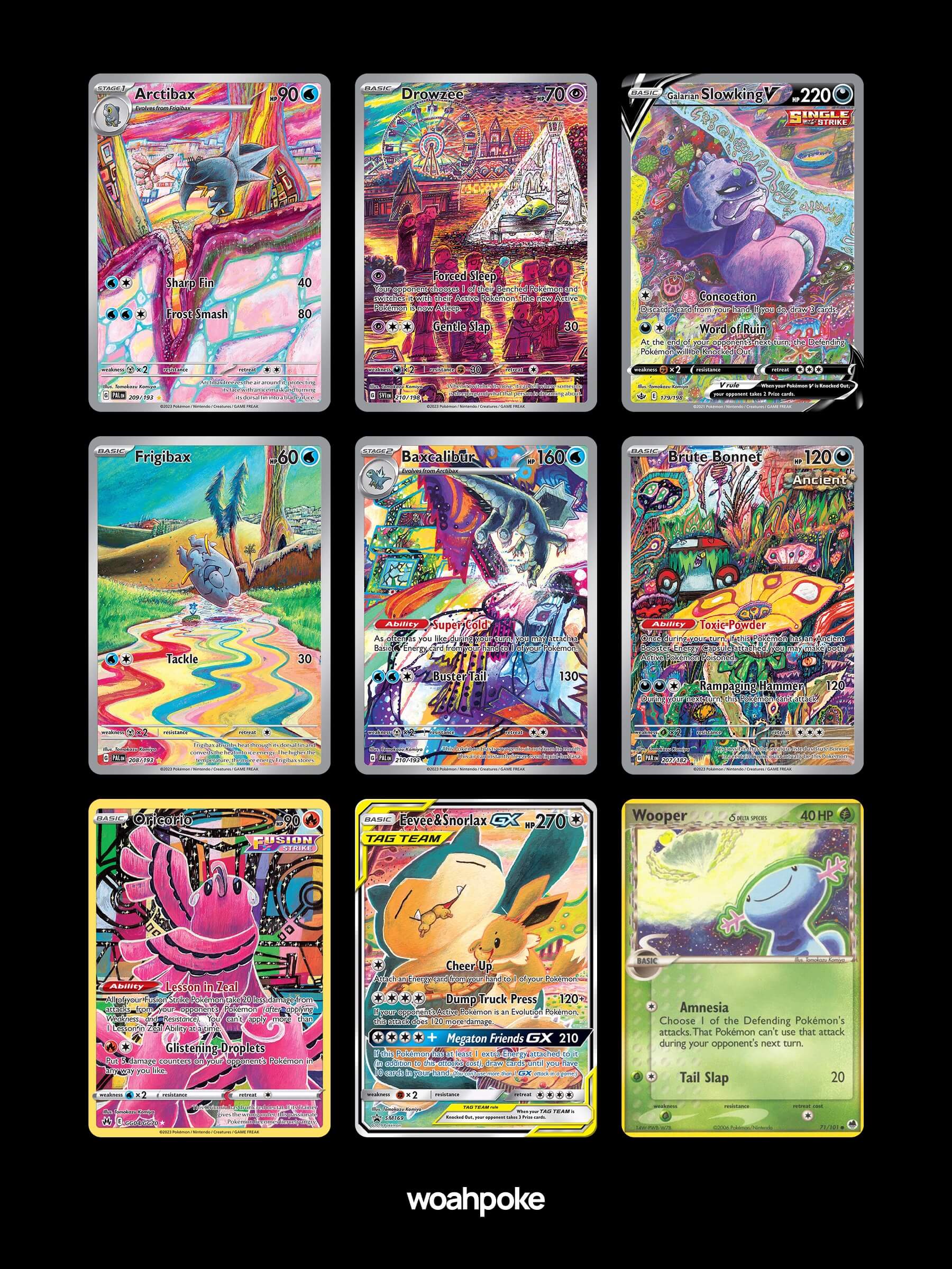 Komiya Trippy Pokémon Cards