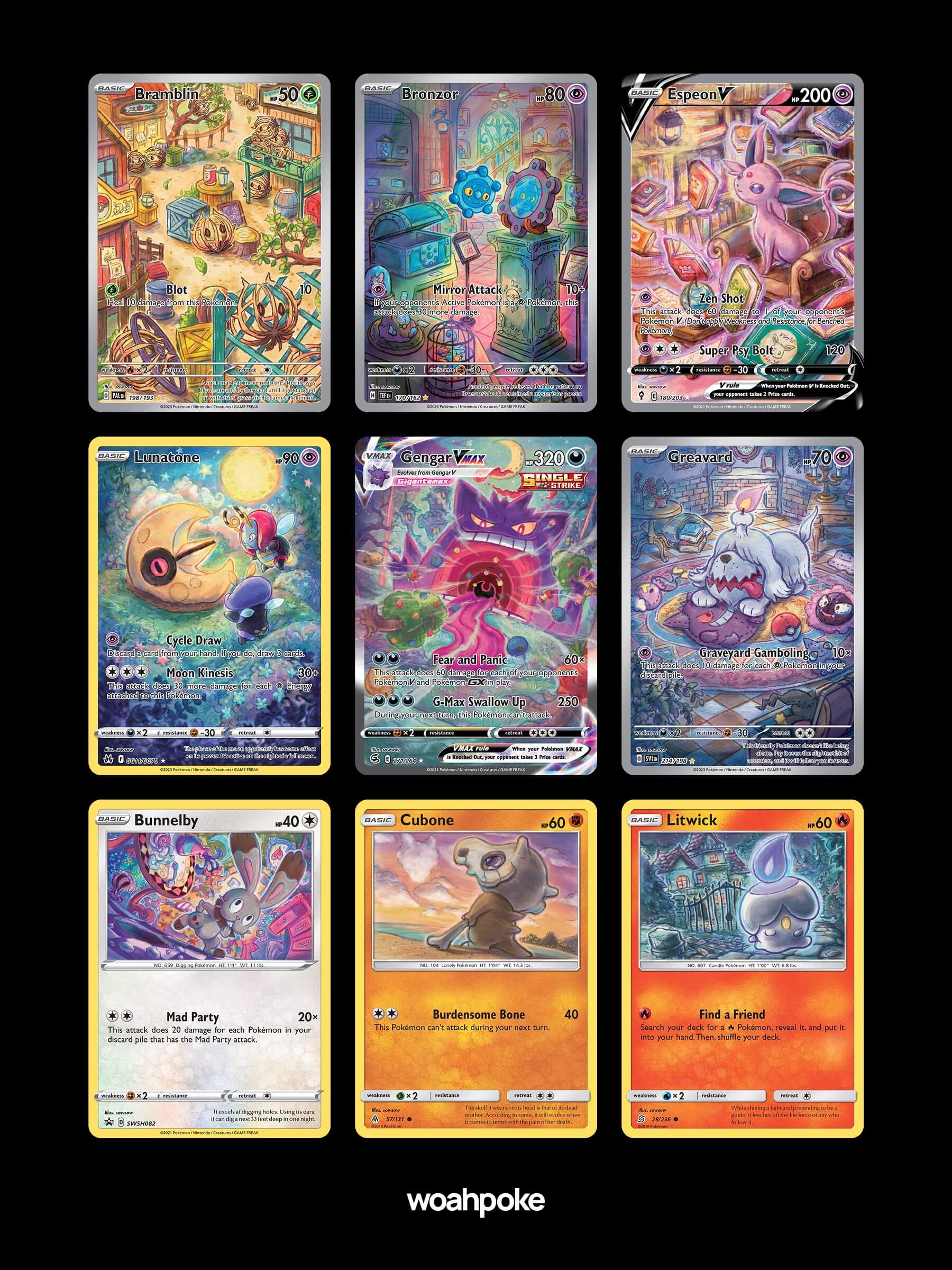 sowsow Trippy Pokémon Cards