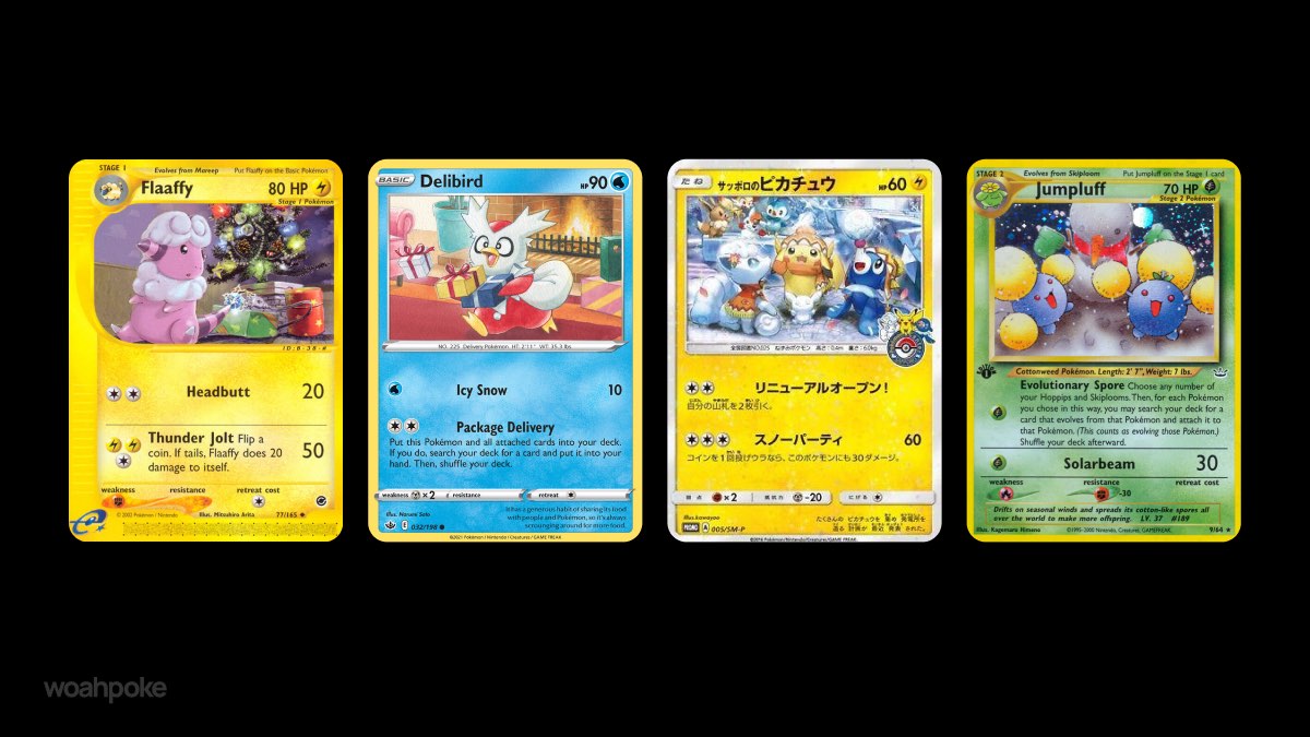 Christmas Pokémon Cards