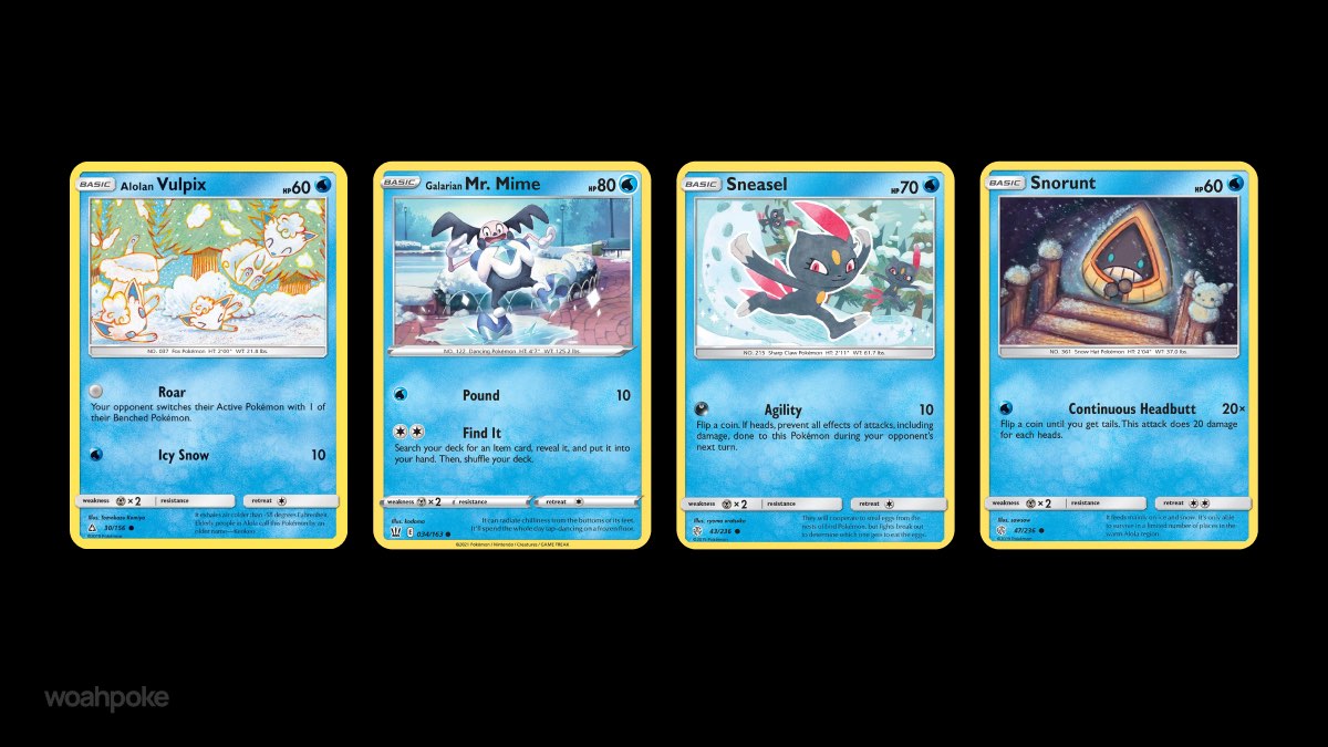 Commons & Affordable Winter Pokémon Cards