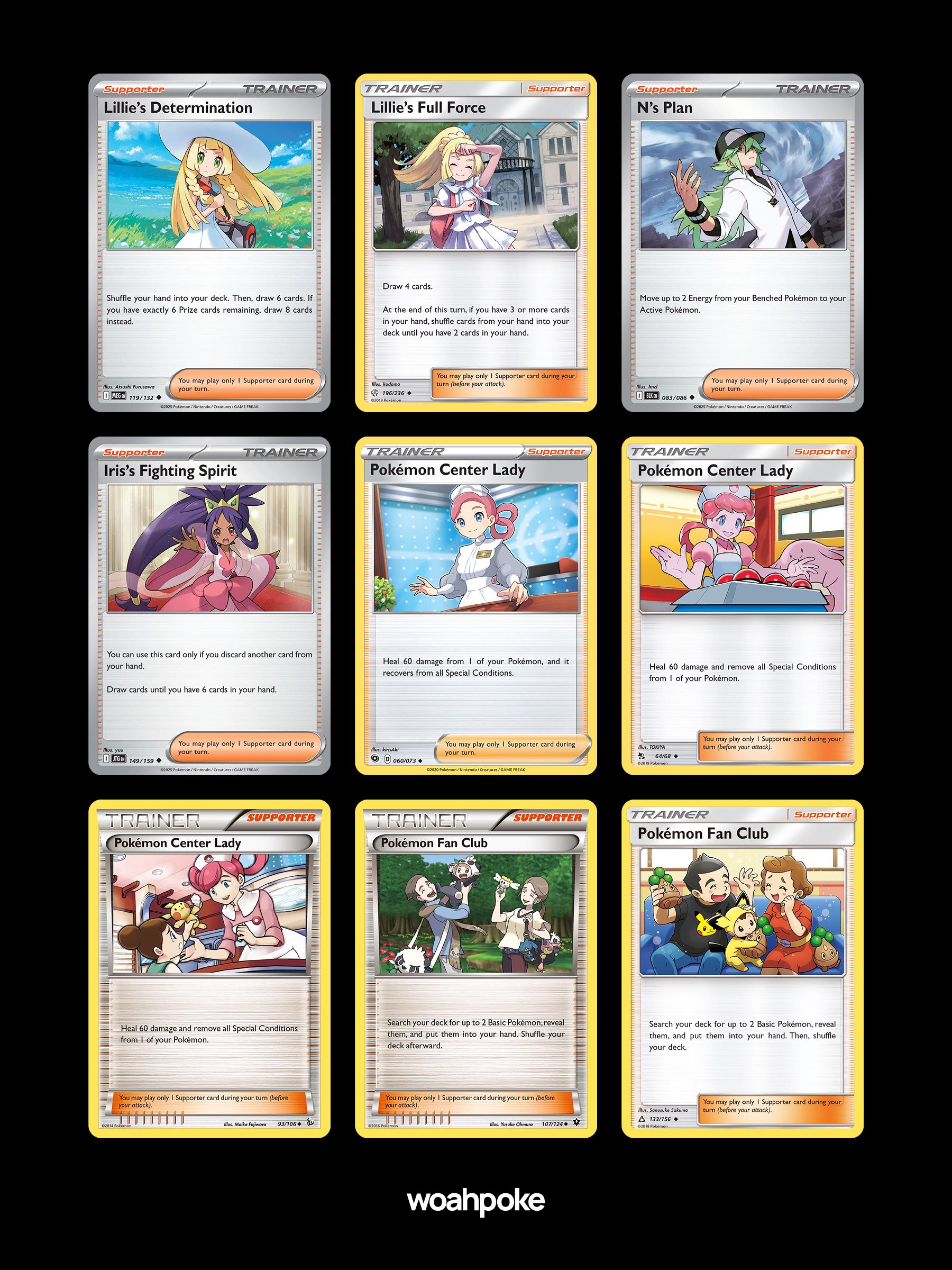 Affordable & Common Trainer Cards