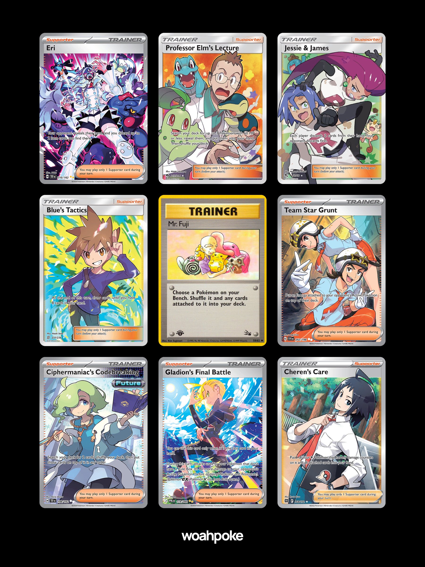 Coolest Pokémon Trainer Cards
