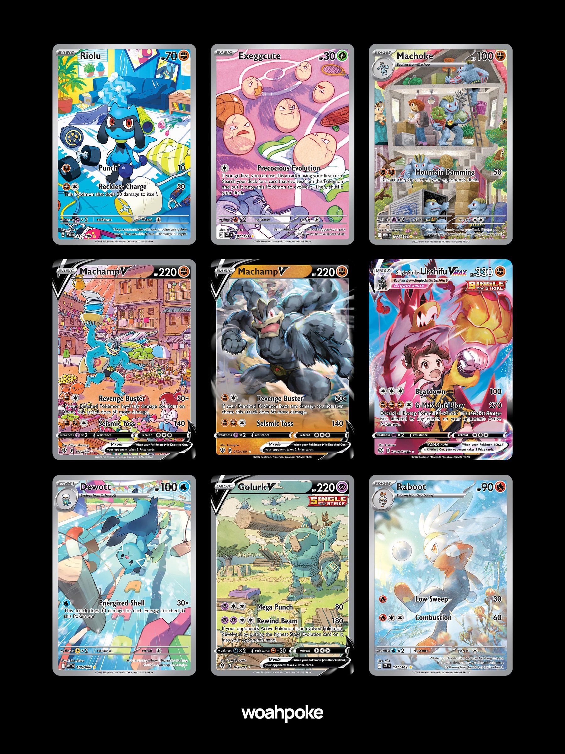 Fitness & Sports-Themed Full Art Cards