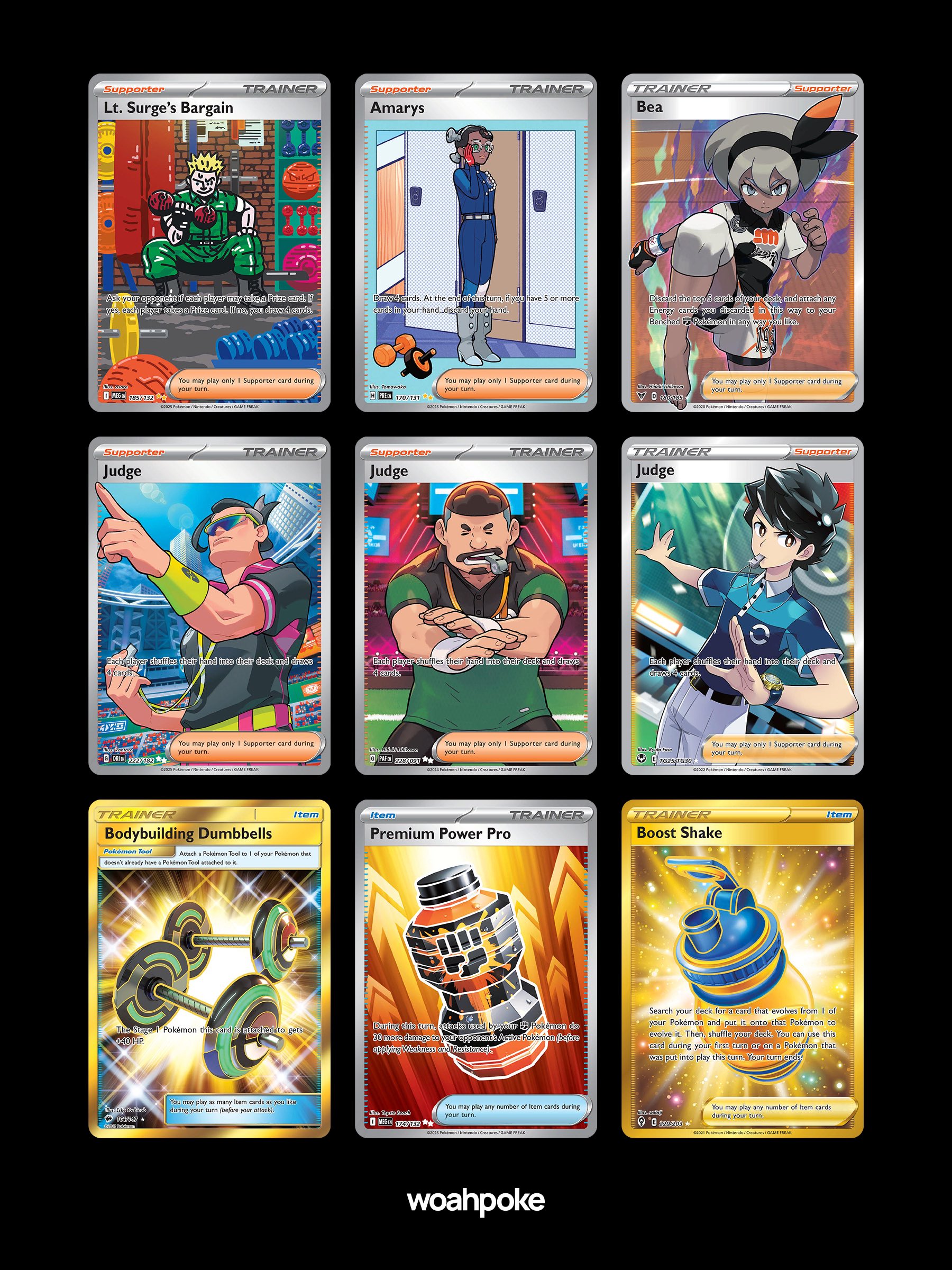 Fitness Trainer & Item Cards