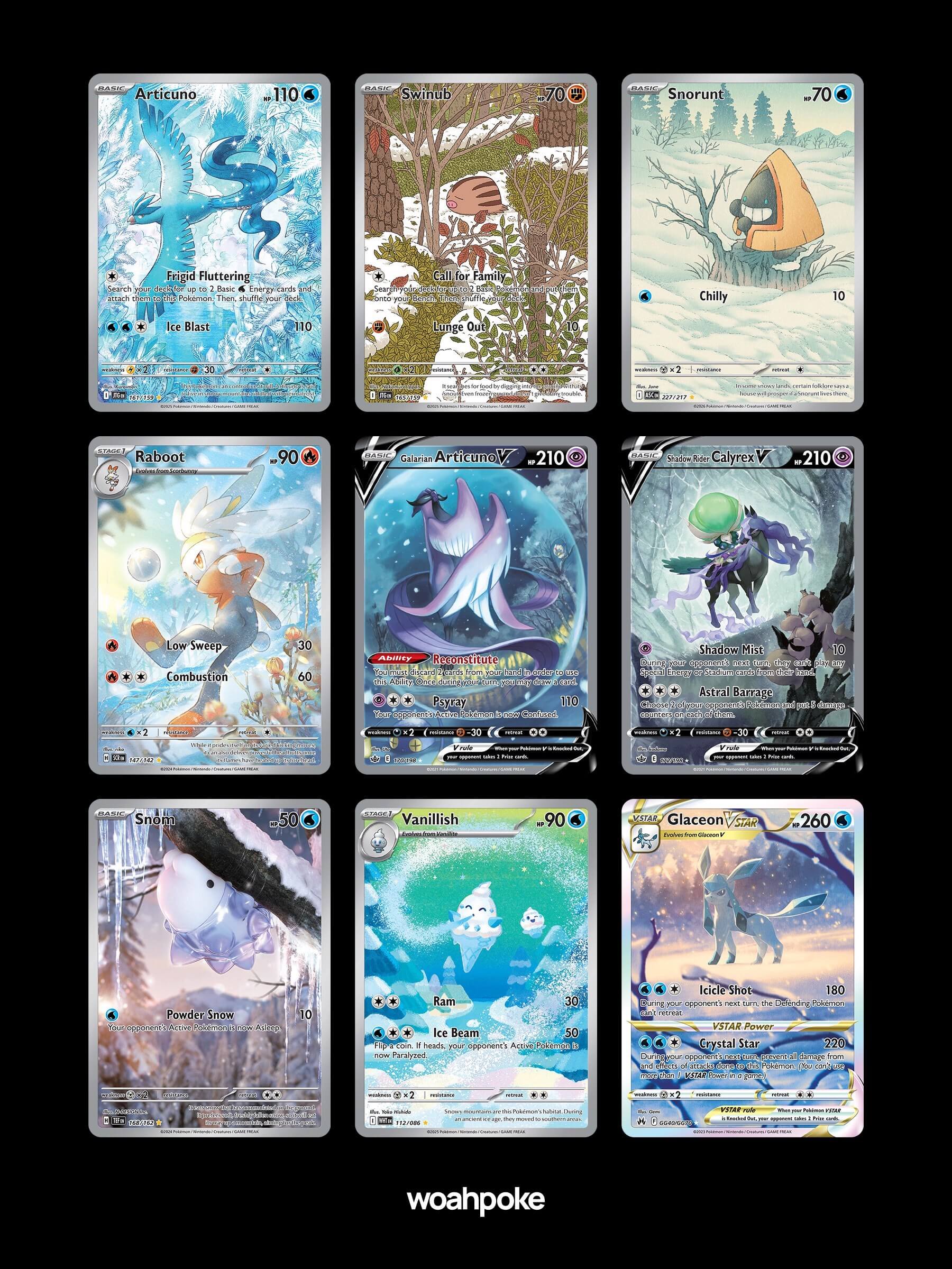 Winter & Snowy Forest Cards