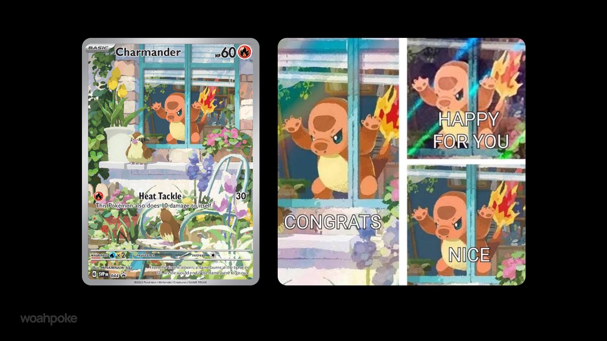 Charmander Meme Pokémon Card