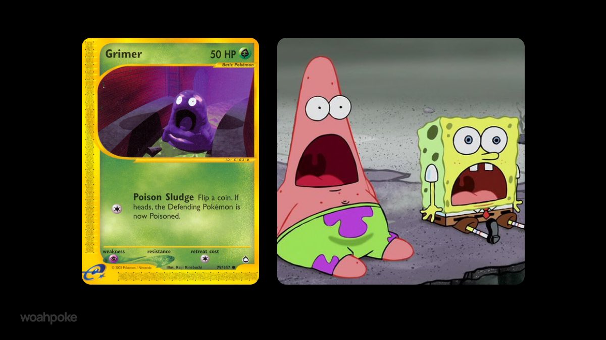 Grimer & SpongeBob and Patrick
