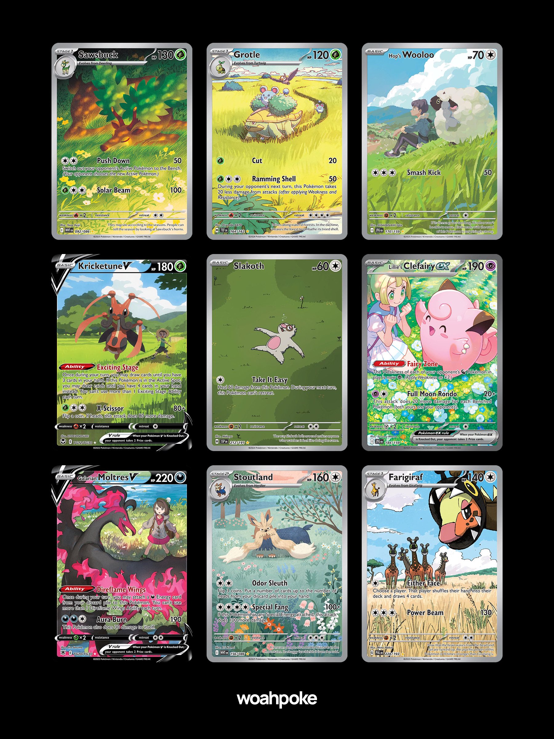 Fields & Meadow Pokémon Cards