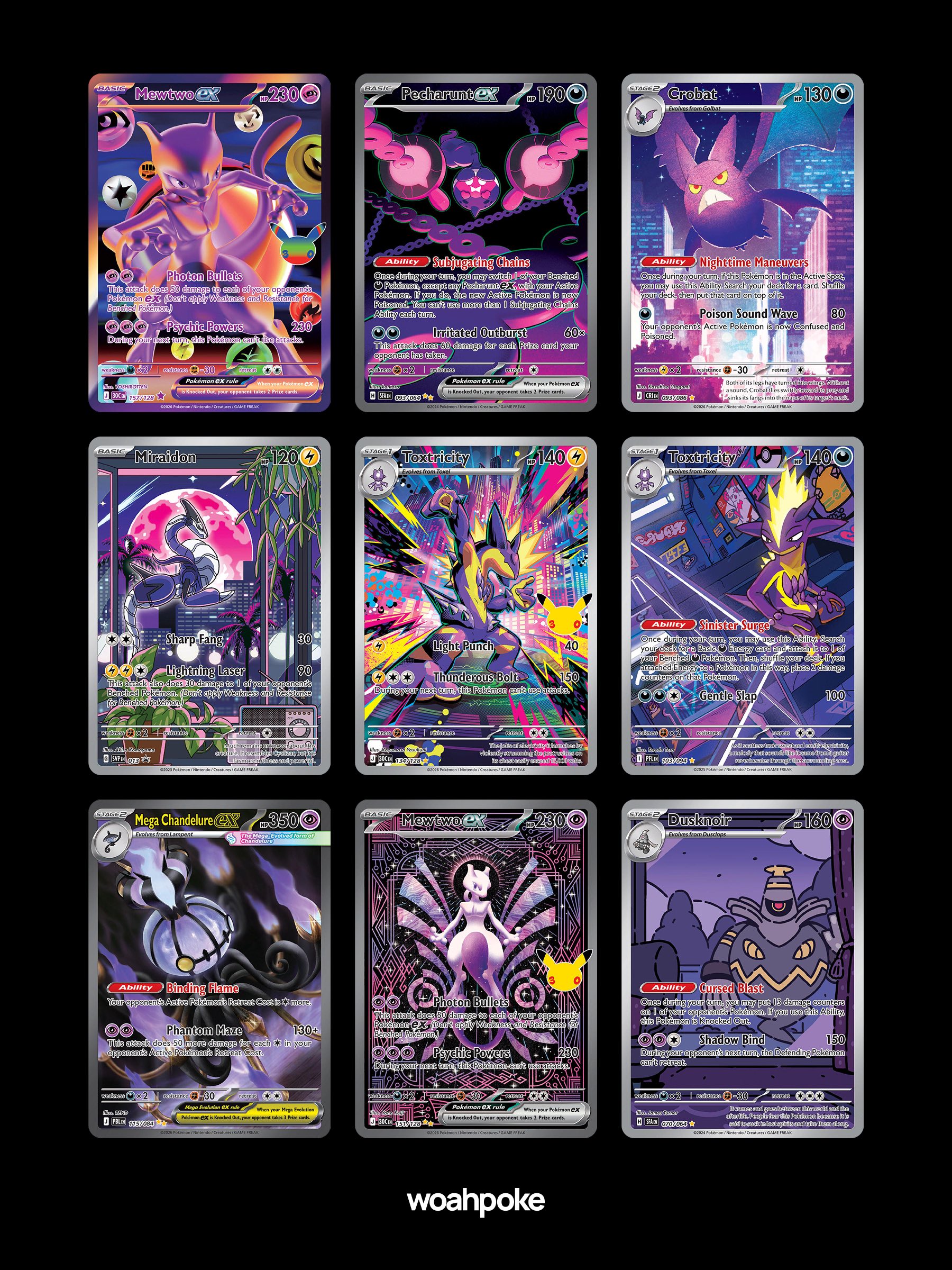 Bold Purple Illustration Rares & Full Arts